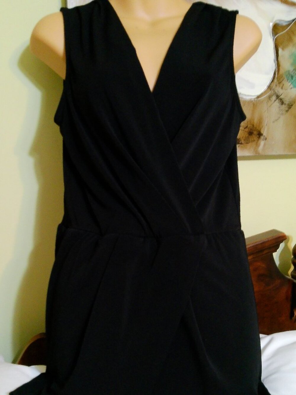 BCBGENERATION BLACK ROMPER  SIZE MED GOOD CONDITION